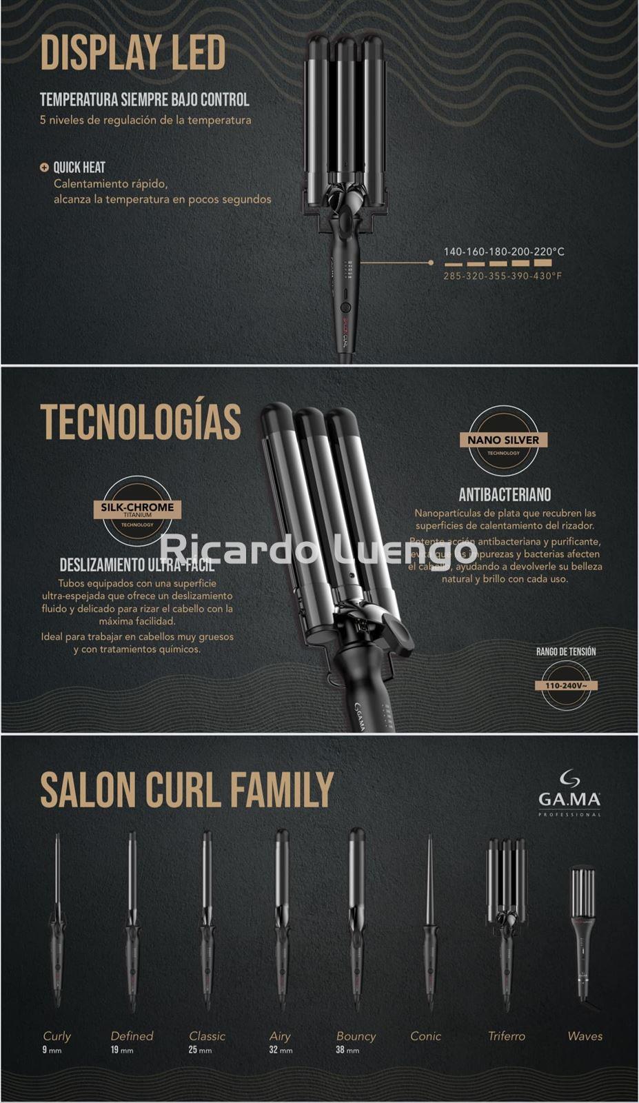Curling Iron Silk Salón Triferro - Imagen 1