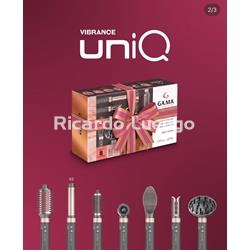 GA.MA Italy Professional, UNIQ VIBRANCE Multistyler 8 en 1, motor sin escobillas de 100 000 rpm, tecnología Coanda y turmalina, cepillos, difusor y rizadores incluidos, golpe de aire frío - Imagen 1