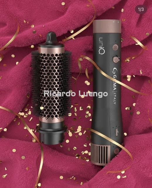 GA.MA Italy Professional, UNIQ VIBRANCE Multistyler 8 en 1, motor sin escobillas de 100 000 rpm, tecnología Coanda y turmalina, cepillos, difusor y rizadores incluidos, golpe de aire frío - Imagen 2