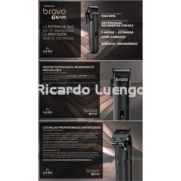 Máquina corta cabello CLIPPER BRAVO GEAR CORD-CORDLESS - Imagen 1