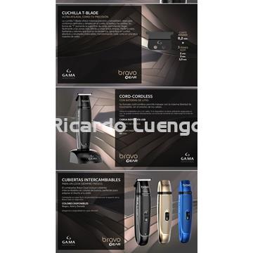 Recortadora de patillas TRIMMER BRAVO GEAR BOOSTER CC - Imagen 2